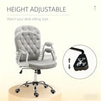 Luxury Tufted Office Chair for A Stylish Choice for Home & Office, Plush Comfort - Grand Goldman