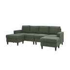 Cordory Upholstered Modular Sectional with 2 Ottomans - Grand Goldman Shop
