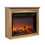 28 inch TV media entertainment center With electric fireplace - Grand Goldman Shop