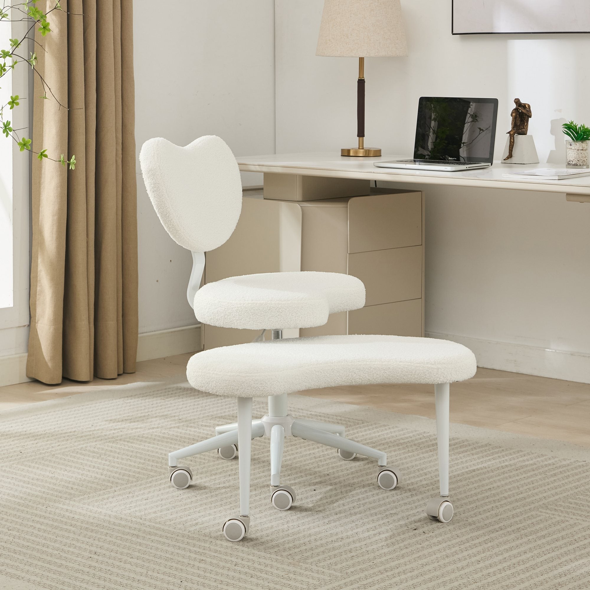 Meditation Chair Plus, Cross Legged Chair with Wheels, ADHD Chair, Criss Cross Desk Chair with Lumbar Support and Adjustable 