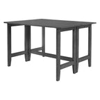 TOPMAX Farmhouse Wood Extendable Dining Table with Drop Leaf for Small Places, Gray(OLD SKU:N717P195019) - Grand Goldman Shop
