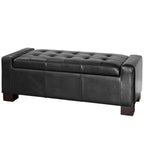 Large 51' Storage Ottoman, Tufted Storage Bench for Living Room, Entryway, or Bedroom - Grand Goldman Shop