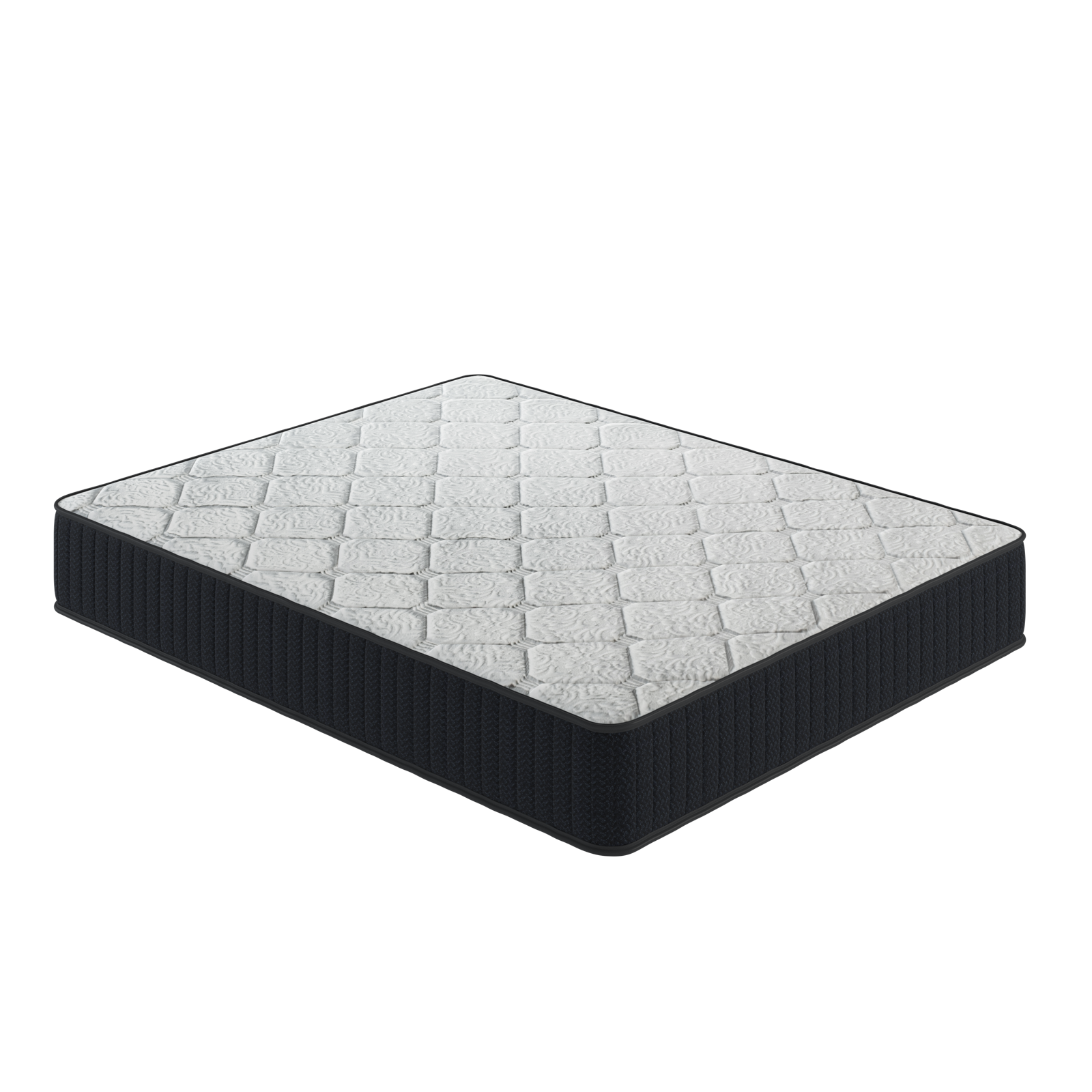 Assembled in USA - 10' Twin Nest Basic Innerspring Hybrid Mattress, Pressure Relief, and Motion Isolation, CertiPUR-US and Oeko TEX Certified - Grand Goldman Shop