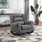 Grey Rocking Chair with Flared Arm - Grand Goldman Shop