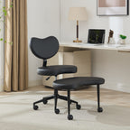 Meditation Chair Plus, Cross Legged Chair with Wheels, ADHD Chair, Criss Cross Desk Chair with Lumbar Support and Adjustable 