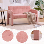 Nordic Modern Double Armchair Living Room & Bedroom Compact Upholstered Sofa Leisure Sofa Comfortable Seating with Dual Armrests Can be paired with a single chair - Grand Goldman Shop
