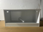 Open Toy Storage Box for Kids, White Wooden Organizer Bin for Plush Toys, Books, Nursery or Playroom Use - Grand Goldman