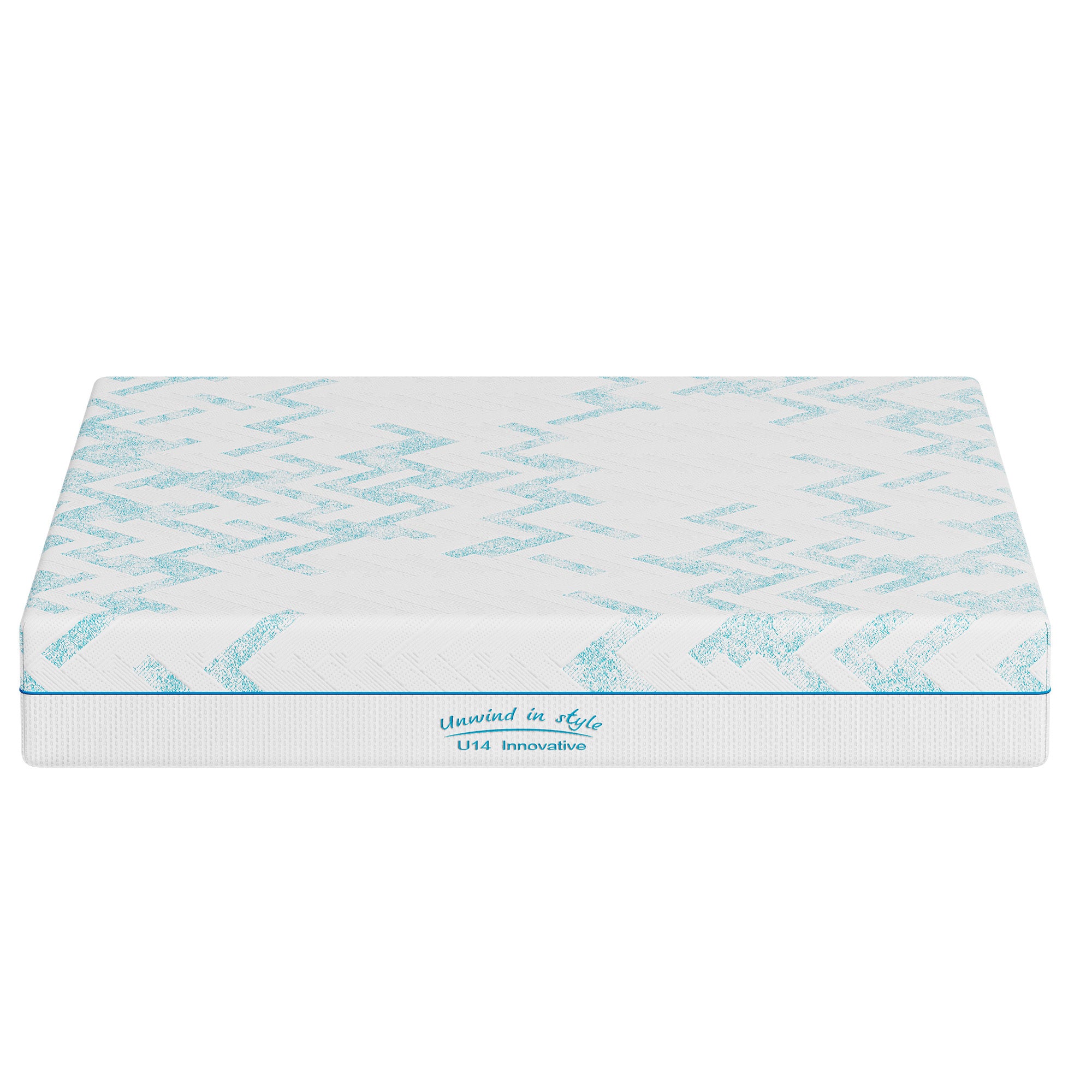 8-inch RV Latex Memory Foam Mattress, short queen size, large format, free of glass fibers, medium hardness texture, breathable memory foam. - Grand Goldman Shop
