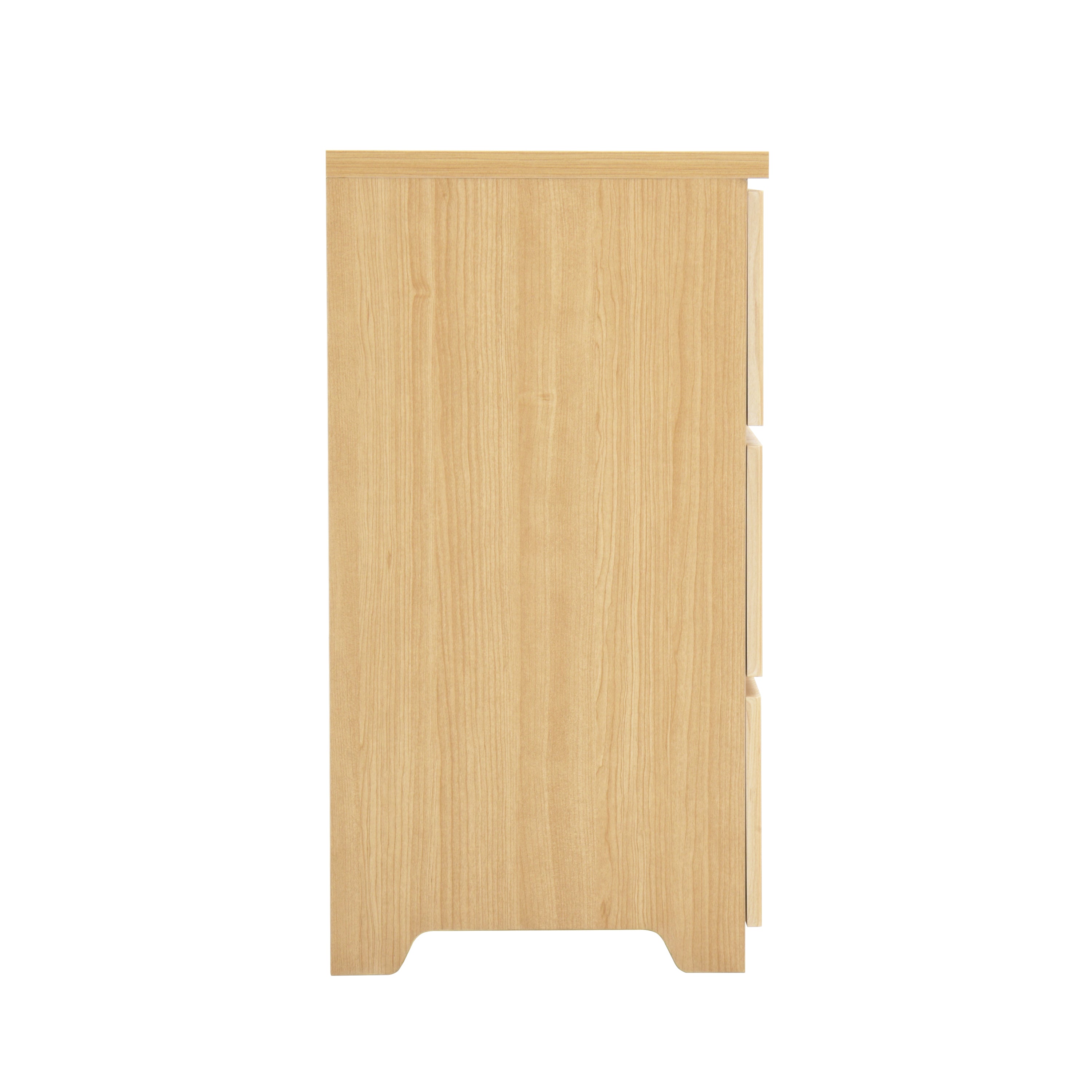 6 Drawer Storage Cabinet ,Dresser, Wood Storage Tower Clothes Organizer with Wavy drawer panel, Wide Chest of 6 Drawers, Large Storage Space for Bedroom, Hallway, Entryway Living Room Natural - Grand Goldman Shop
