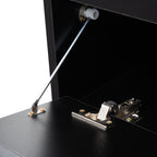 Floating TV Stand, Wall Mounted TV Shelf with Led Lights & Power OutletTV Cabinet for Black tv Stands for Living Room - Grand Goldman Shop