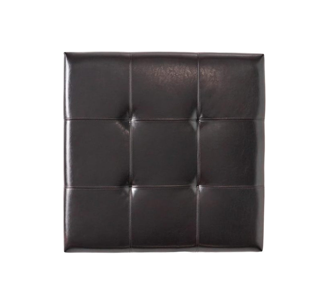 35inch Storage Ottoman,Large Square Ottoman Bench with Storage,Tufted Ottomans Footstool for Living Room - Grand Goldman Shop
