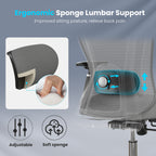 Office Chair Ergonomic Desk Chair, High Back Computer Chair with Wheels, Home Sutdy Chair for Heavy People, Office Chair Adju