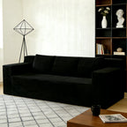 71' 3Setaser Sofa,Corduroy Fabric,Deep Seat Couches,Comfy Loveseat Sofa,No Assembly,1pcs for Living room, Bedroom,Conference room ,Apartment - Grand Goldman Shop