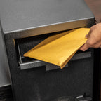 Black Steel Keypad Depository Safe with Anti-Fishing Baffles and Digital Lock, 1.72 Cu Ft - Grand Goldman