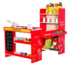Kids Grocery Store Playset Supermarket Play Toy Set with Cash Register | Premium Home Decor - Grand Goldman