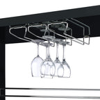 Gilbert Black High Gloss Bar Shelf - Grand Goldman Shop