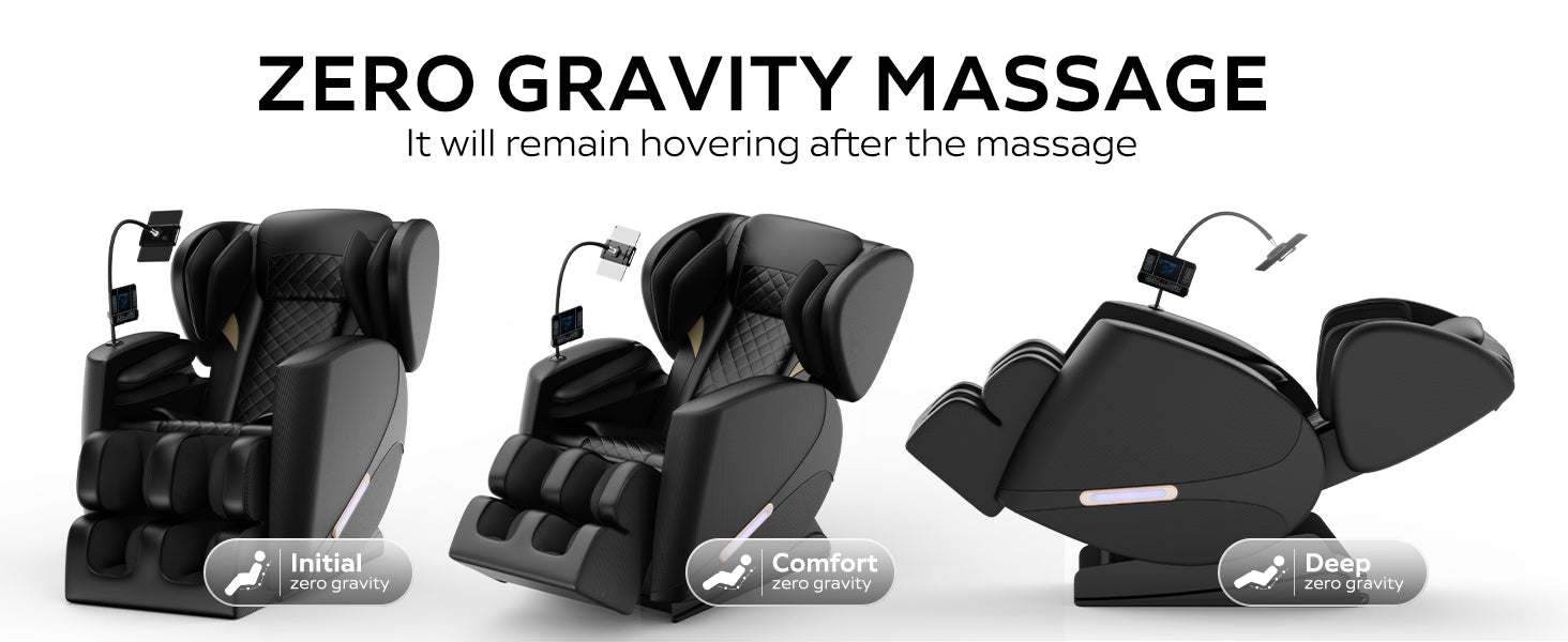 2024 Massage Chair Recliner with Zero Gravity with Full Body Air Pressure - Grand Goldman Shop