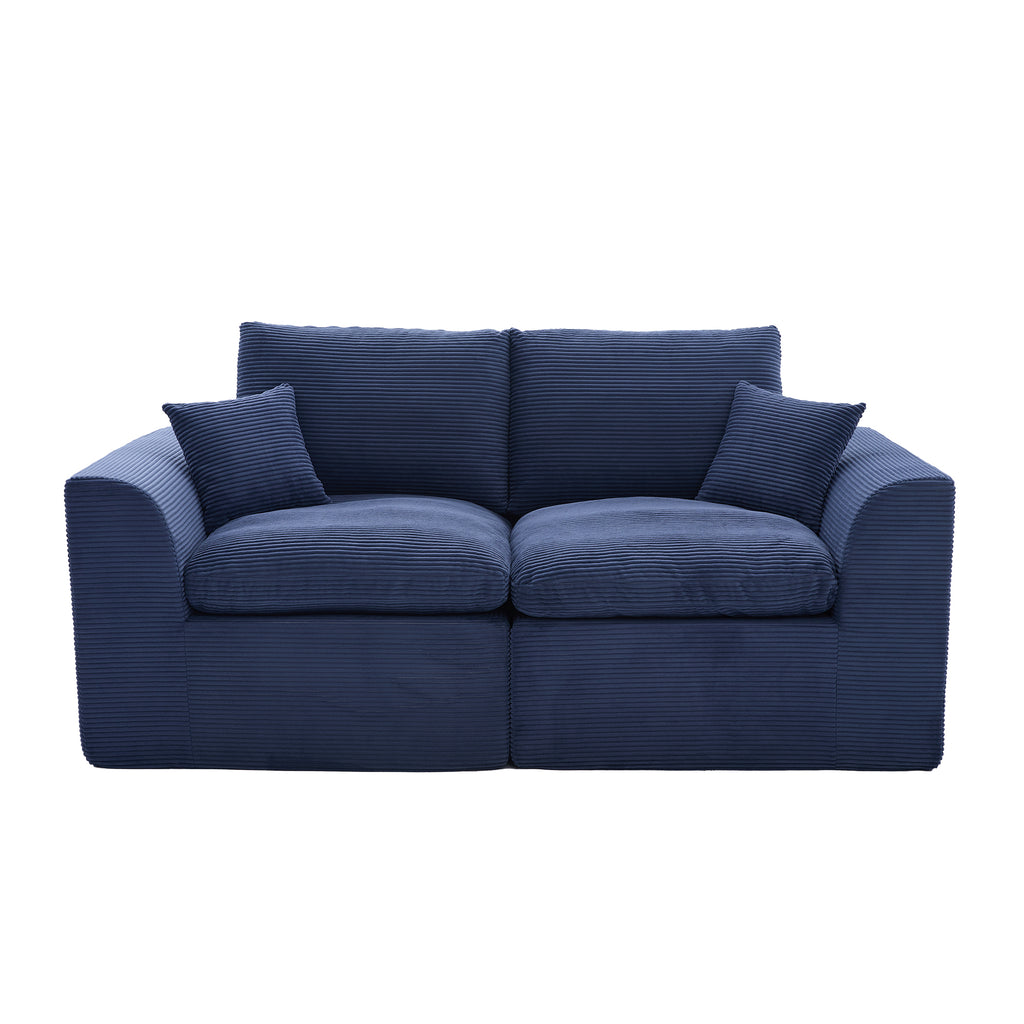 UNITED WE WIN Modular Sectional Sofa Cloud Couch,Comfy Cloud Modern Sofa,2 Seater with Cushion Covers Removable Furniture for Living Room Bedroom Apartments Dorms,No Assembly Required - Grand Goldman Shop