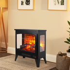 21 inchThree-sided Freestanding Electric Fireplace Stove heater with 3D Flame effect with remote control - Grand Goldman Shop