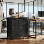 Farmhouse File Cabinet with 4 Drawers Lateral Filing Cabinet | Premium Home Decor - Grand Goldman