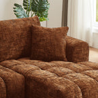 Chenille L-Shape Luxury Sectional Oversized Sofa,Mnimalist Design,Comfy Sleeper Couch for Living Room,Apartment&Reception Spaces,No Assembly Required - Grand Goldman Shop