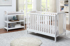 Brees Changing Table White/Graystone | Premium Home Decor - Grand Goldman