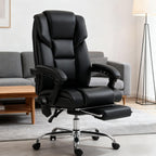 Office Chair with Massage & Reclining Footrest – Unmatched Comfort for All-Day Work & Leisure - Grand Goldman