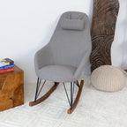 Chloe Mid Century Modern Rocker Livingroom And Bedroom Chair - Grand Goldman Shop