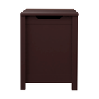 Kids Wooden Toy Box Storage with Safety Hinged Lid for Ages 2+ (Coffee) - Grand Goldman