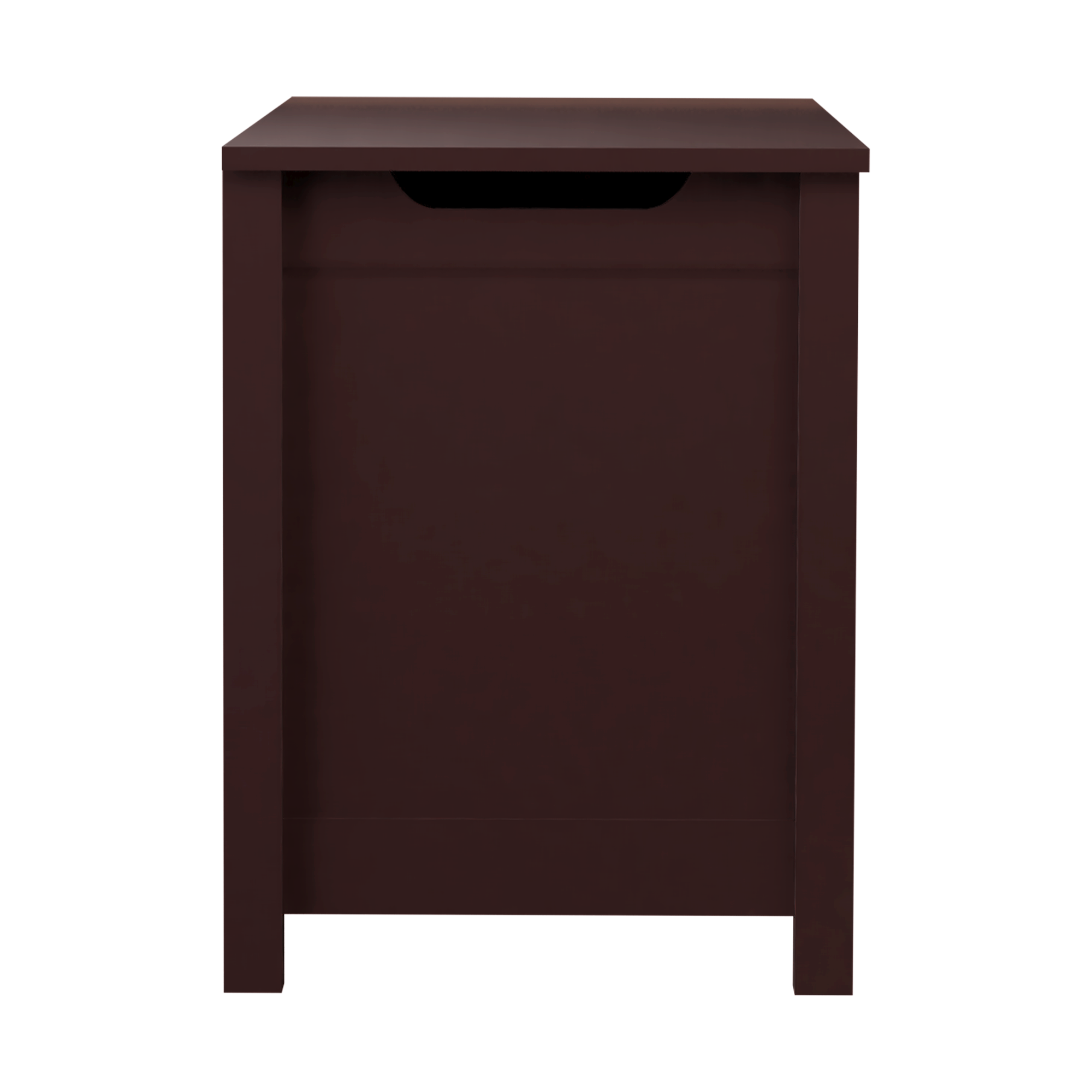 Kids Wooden Toy Box Storage with Safety Hinged Lid for Ages 2+ (Coffee) - Grand Goldman