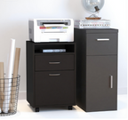 Mobile Storage Cabinet Organizer | Premium Home Decor - Grand Goldman