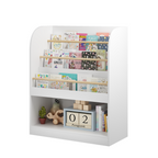 Kids Bookshelf with Open Storage, Front-Facing Children's Bookcase, Multi-Tier Wooden Book Display Shelf for Toddlers, Playro