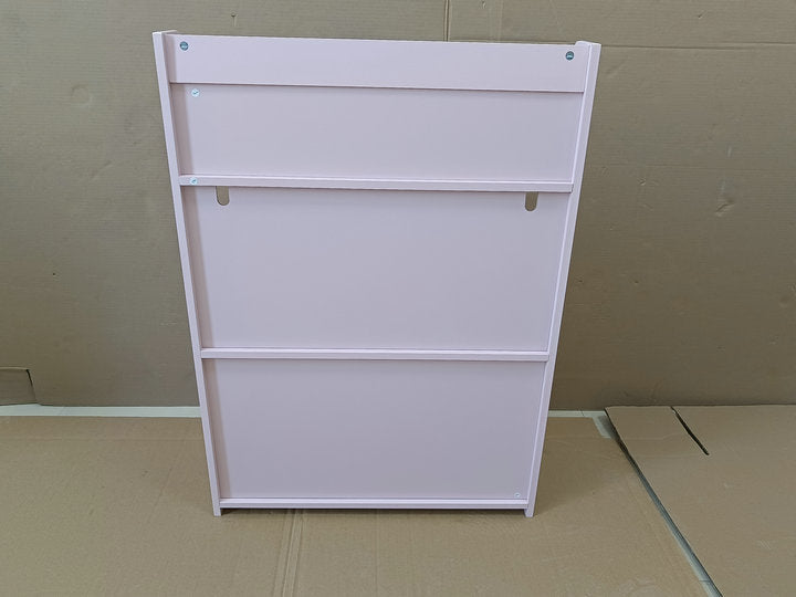 3-Tier Kids Book Shelf, Pink MDF & Pine Wood Storage Rack for Bedrooms, Playrooms, and Classrooms | Premium Home Decor - Gran