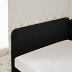 Black Velvet Twin Upholstered Platform Bed Frame with 2 Storage Drawers and Adjustable Sofa Bed - Grand Goldman Shop