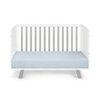 Livia 3-in-1 Convertible Island Crib White/Gray - Grand Goldman