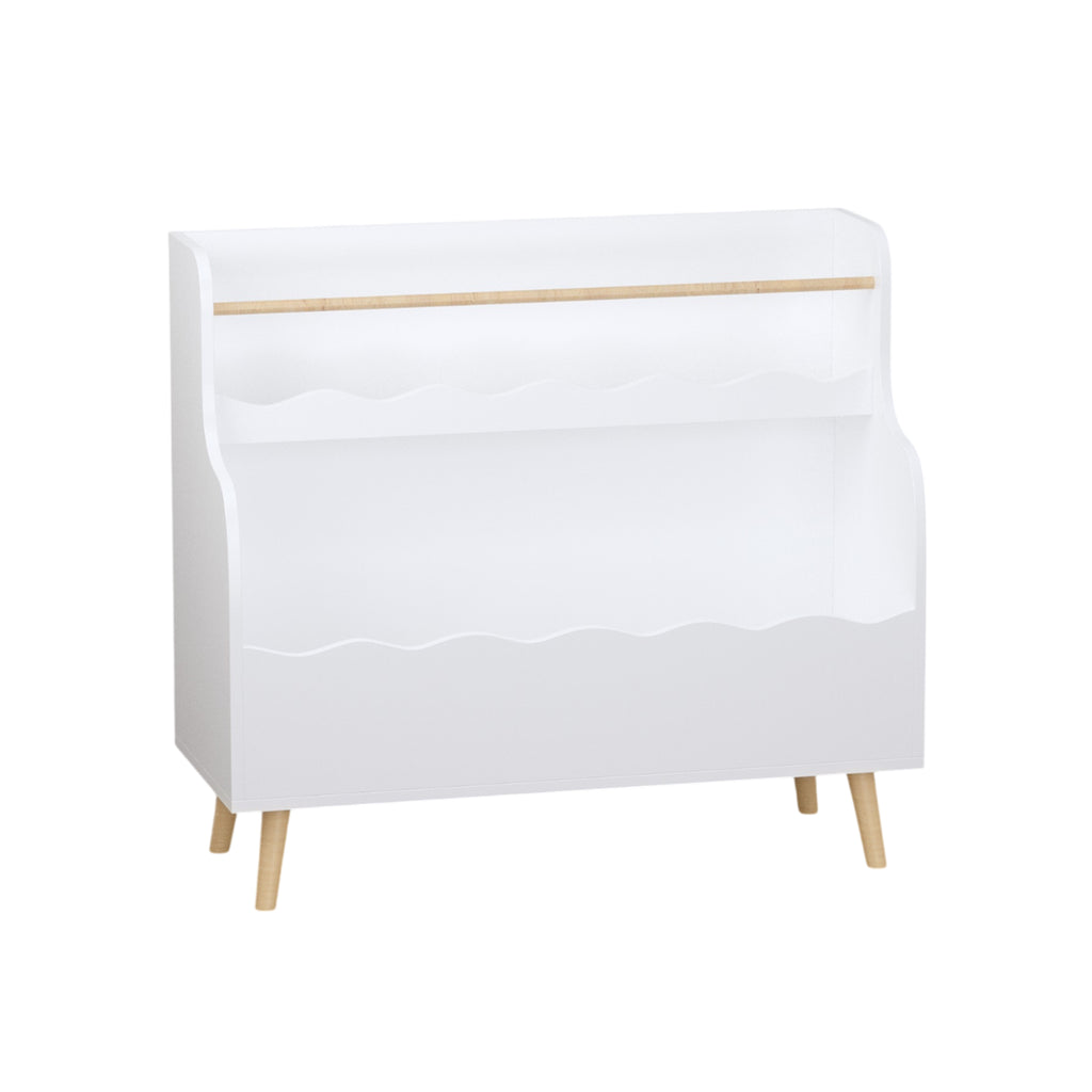 Kids Bookcaes, Children Book Organizer, toy Storage Cabinet Organizer, White - Grand Goldman