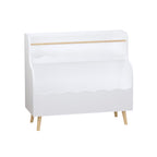 Kids Bookcaes, Children Book Organizer, toy Storage Cabinet Organizer, White - Grand Goldman
