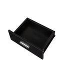 Black modern simple hair desk, multi-layer storage, large storage space - Grand Goldman Shop