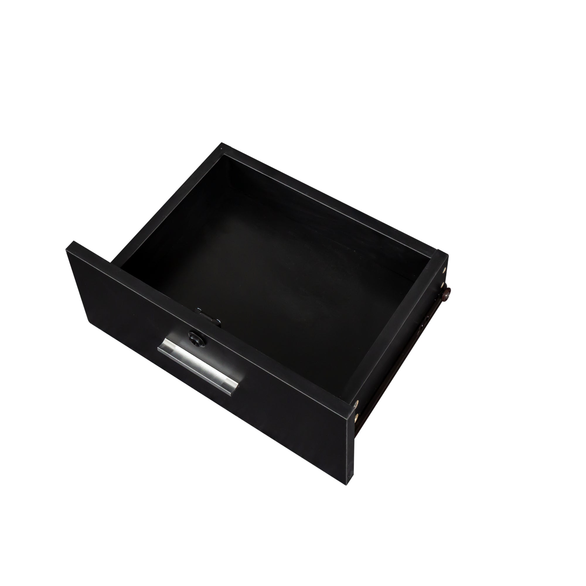 Black modern simple hair desk, multi-layer storage, large storage space - Grand Goldman Shop