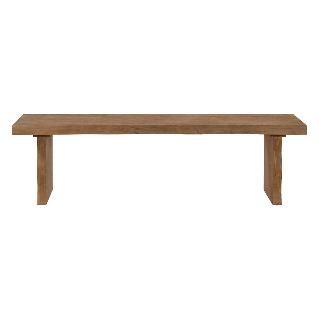 Indoor Pine Dining Bench, 62.9''L Solid Wood Seating, 350lbs Weight Capacity, Fits 3 People for Kitchen, Dining Room & Living Space - Grand Goldman Shop