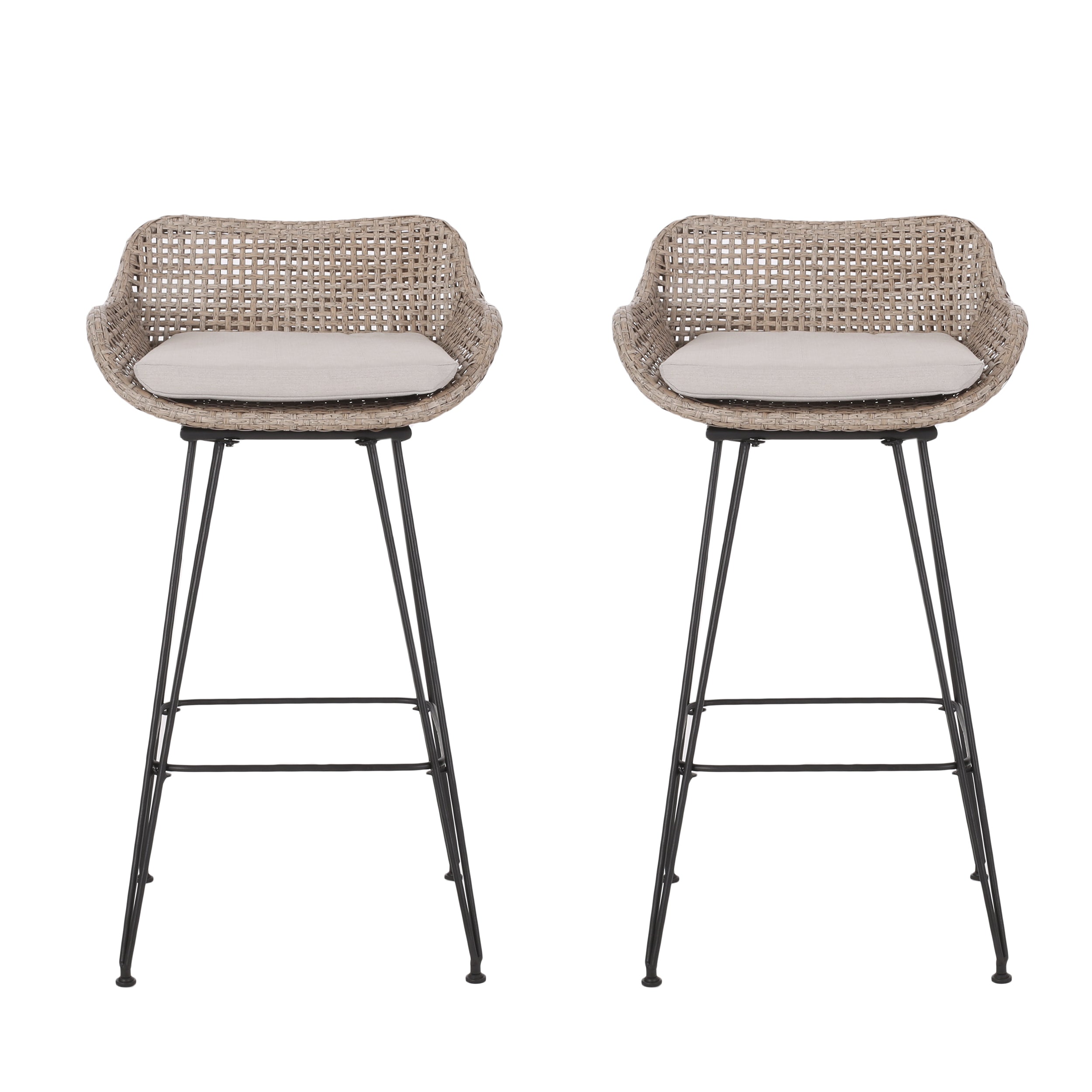 PE Rattan BAR STOOL - Grand Goldman Shop