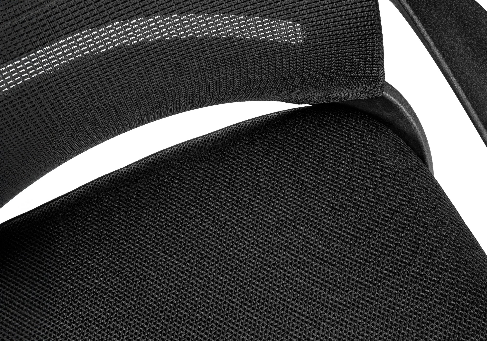 Office Chair, Adjustable Height, Swivel, Ergonomic, Armrests, Computer Desk, Work, Black Mesh, Black Metal, Contemporary, Mod