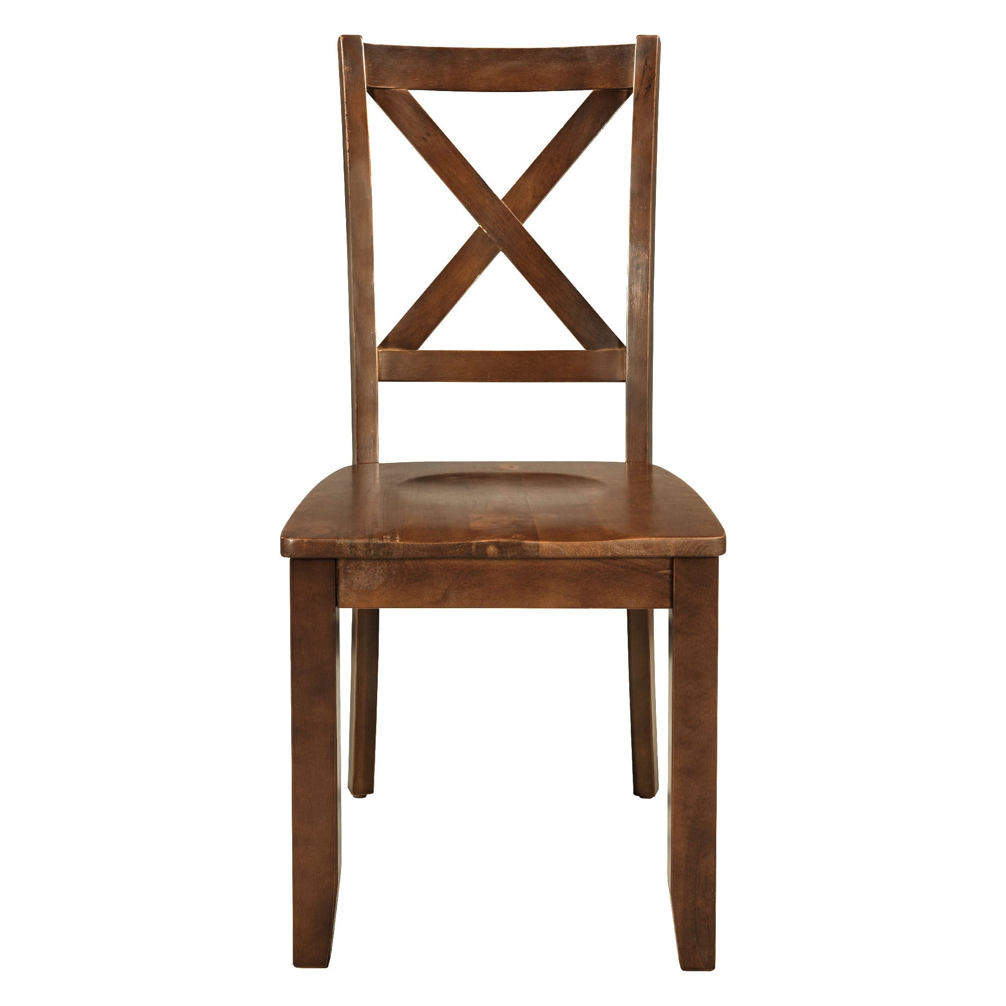 TOPMAX 3-Piece Wood Drop Leaf Breakfast Nook Dining Table Set with 2 X-back Chairs for Small Places, Walnut(old sku:SP0000164AAD) - Grand Goldman Shop