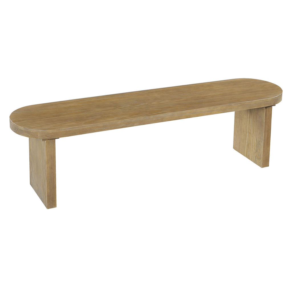 Indoor Pine Dining Bench, 62.9''L Solid Wood Seating, 350lbs Weight Capacity, Fits 3 People for Kitchen, Dining Room & Living Space - Grand Goldman Shop