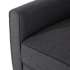 Smoke Fabric Push Back Chair for Elegant Home Décor - Grand Goldman Shop