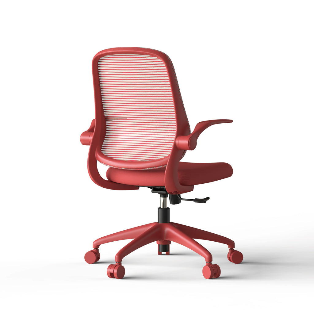 Ergonomic Color Office Chair 350LBS, Home Office, Mesh Back, Integrated Molded Foam, Comfortable Sitting, Flipping Armrest, F