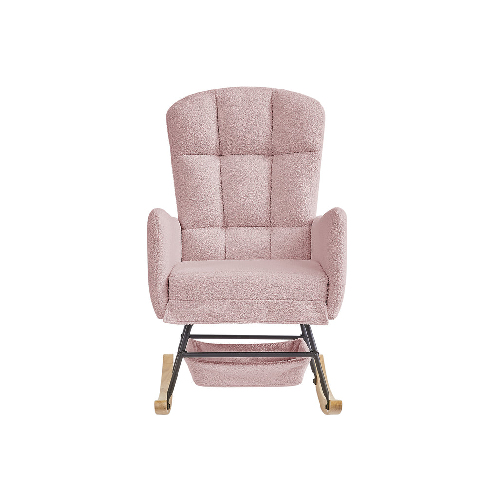 Pink Teddy Rocking Armchair - Grand Goldman Shop