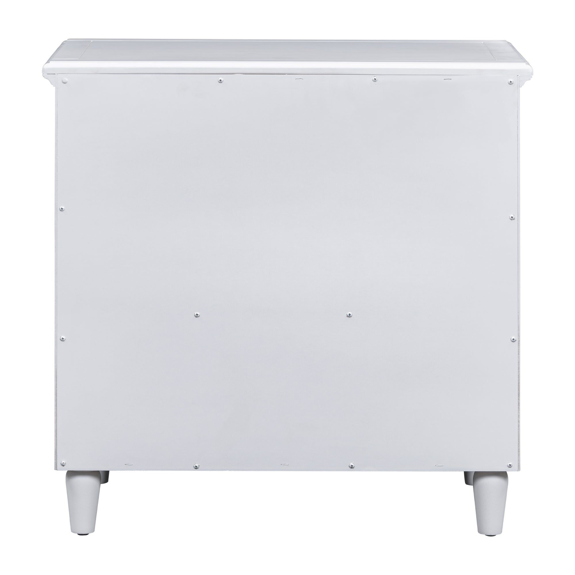 U_STYLE 28''painted Nightstand with 3 Drawers and Smooth Gliding Rails ,Simple Bedside Cabinet with Metal handle, Minimalist Sofa Side Table with rubber legs for Bedroom Sofa Couch Office - Grand Goldman Shop