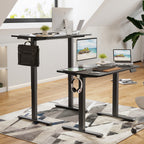 STARY Electric Standing Desk Adjustable Height Sit Stand Home Office Desk with Splice Board | Premium Home Decor - Grand Gold
