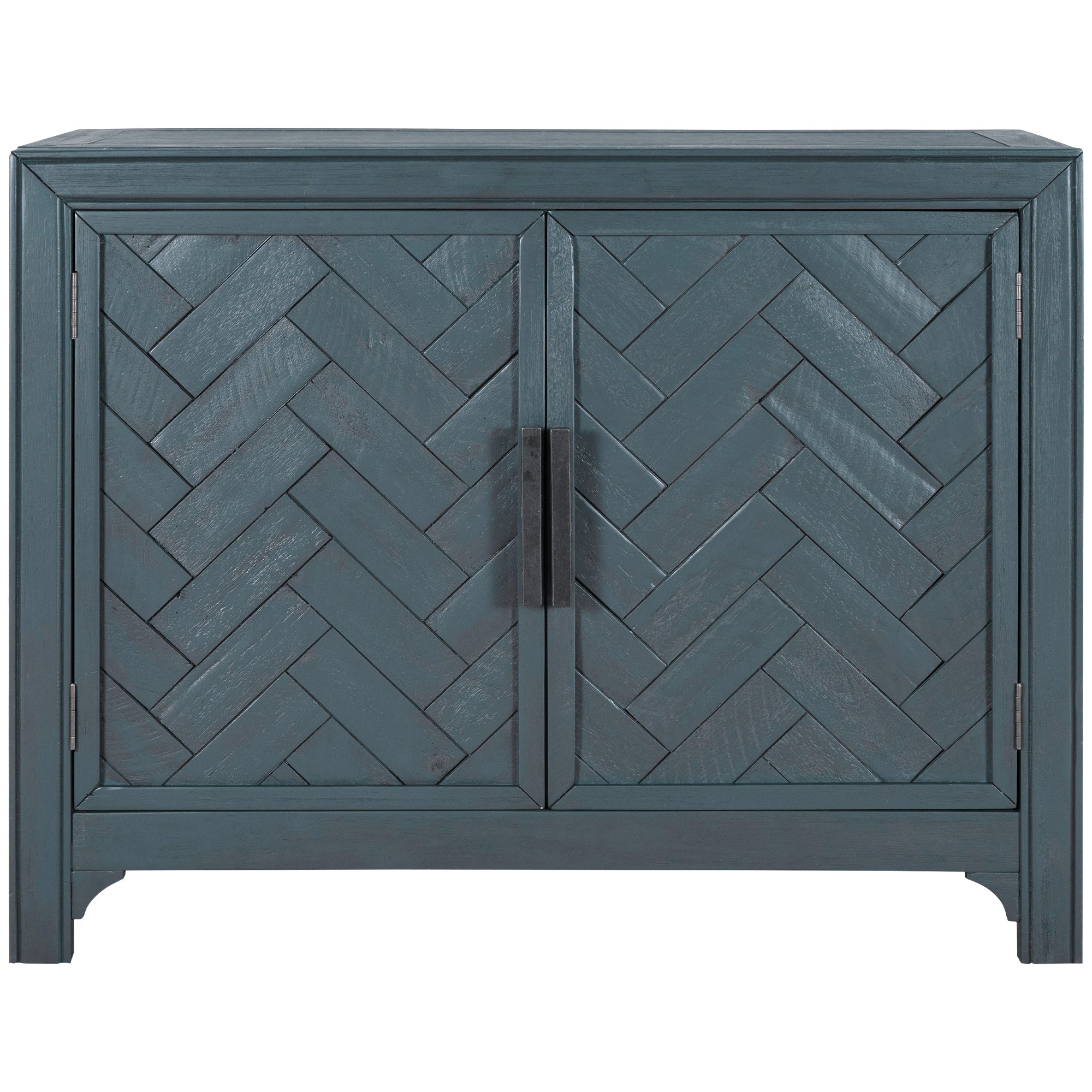 U_STYLE 40'' Modern Cabinets with Unique Design Doors with 1 Adjustable Shelves,Suitable for Multiple Rooms Such as Living Room and Study Room - Grand Goldman Shop